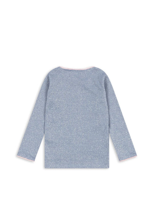 Longsleeve ze świecącą nitką Roli Purple Impression - KONGES SLØJD