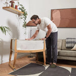 Łóżeczko dostawne na kółkach SnüzPod Studio Stokholm - Natural - Snüz