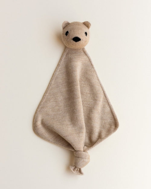 Mięciutka przytulanka z wełny merino Teddy Toki Sand - Hvid