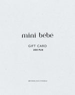 MINI BÉBÉ - Karta Podarunkowa 200 PLN - MINI BÉBÉ