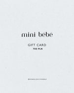 MINI BÉBÉ - Karta Podarunkowa 700 PLN - MINI BÉBÉ