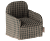 Miniaturowy fotel Green checker - Maileg