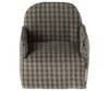Miniaturowy fotel Green checker - Maileg