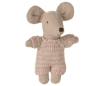 Myszka Baby w łóżeczku - Rose Rose - Maileg