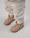 Ocieplane buty dziecięce Dubu Special Shoes Unicorn Light Rose Leather - Donsje