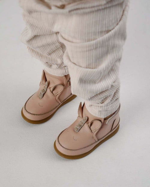 Ocieplane buty dziecięce Dubu Special Shoes Unicorn Light Rose Leather - Donsje