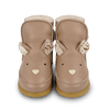 Ocieplane buty dziecięce ze skóry Dubu Exclusive Shoes Mouse Praline Leather - Donsje