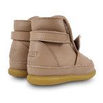 Ocieplane buty dziecięce ze skóry Dubu Exclusive Shoes Mouse Praline Leather - Donsje