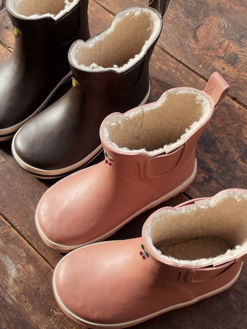 Ocieplane kalosze ROI Rain boot Cameo Brown - KONGES SLØJD
