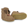 Ocieplane skórzane buty niemowlęce Junus Booties Truffle Nubuck - Donsje
