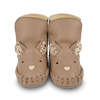 Ocieplane skórzane buty niemowlęce Kapi Exclusive Booties Mouse Praline Leather - Donsje
