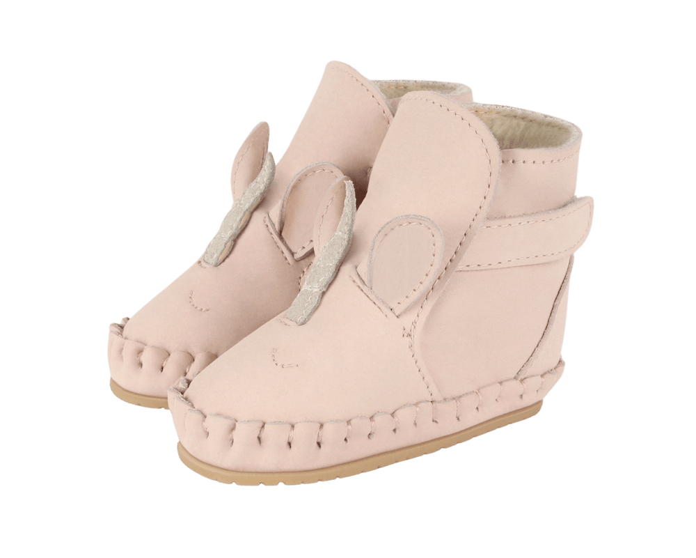 Ocieplane skórzane buty niemowlęce Kapi Special Booties Unicorn Light Rose Leather - Donsje