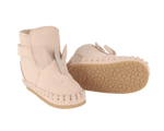 Ocieplane skórzane buty niemowlęce Kapi Special Booties Unicorn Light Rose Leather - Donsje