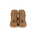 Ocieplane wełną skórzane buty Dubu Classic Bear Cognac Classic Leather - Donsje