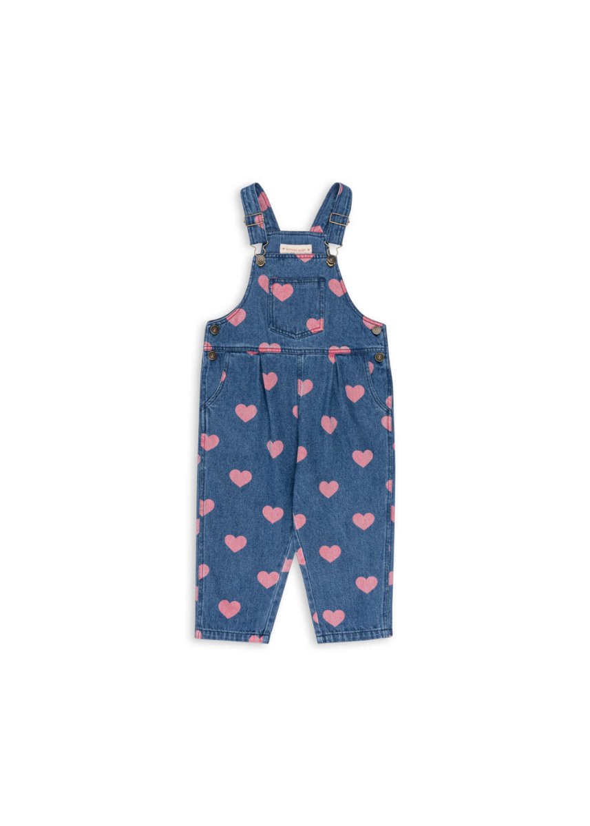 Ogrodniczki jeansowe Magot Bon Coeur Pink - KONGES SLØJD