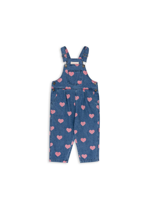 Ogrodniczki jeansowe Magot Bon Coeur Pink - KONGES SLØJD