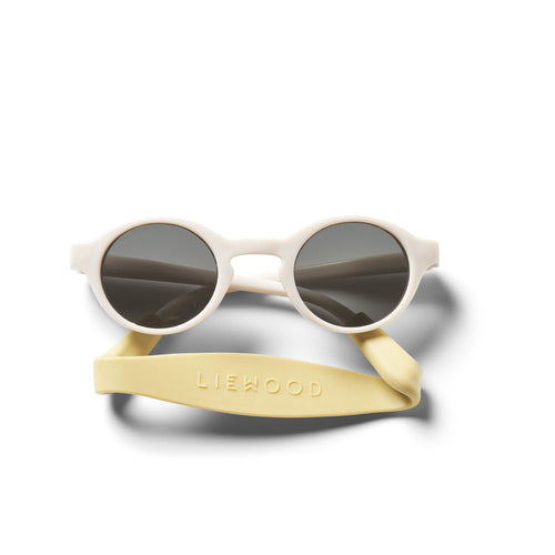 Okulary przeciwsłoneczne dla niemowląt z fitrem UV Stacey Crispy corn / Sandy - Liewood