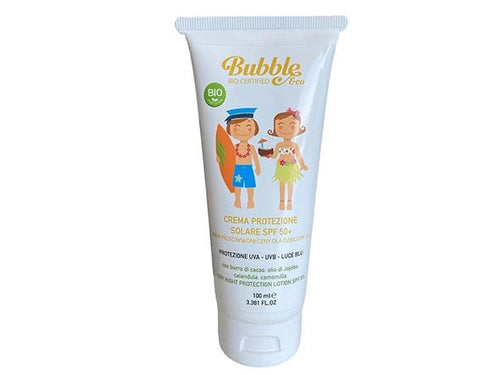 Organiczny krem przeciwsłoneczny dla dzieci SPF50+ 100 ml 0m+ - Bubble&CO