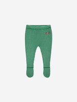 Półśpiochy z bawełny organicznej Light Green - Bobo Choses