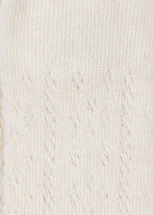 Rajstopy z mieszanki wełny ze wzorem Off White - KONGES SLØJD