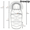 Regulowany śpiwór z torbą GrowUP Nordico 0 - 36m Black - Zaffiro