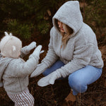 Rękawiczki dziecięce wełniane Sierra 1 - 3Y Grey - Zaffiro