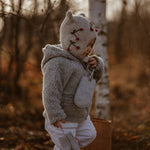 Rękawiczki dziecięce wełniane Sierra 3 - 5Y Grey - Zaffiro