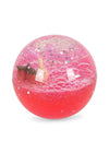 Sensoryczna piłka z wodą i konfetti Glitter water ball Lemon - KONGES SLØJD