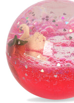 Sensoryczna piłka z wodą i konfetti Glitter water ball Lemon - KONGES SLØJD