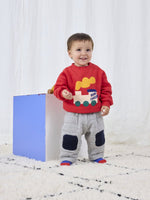 Skarpetki z bawełny organicznej Blue - Bobo Choses