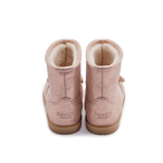 Skórzane buty ocieplane wełną Xelly Boots Unicorn Powder Metallic Leather - Donsje