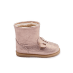 Skórzane buty ocieplane wełną Xelly Boots Unicorn Powder Metallic Leather - Donsje