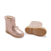 Skórzane buty ocieplane wełną Xelly Boots Unicorn Powder Metallic Leather - Donsje