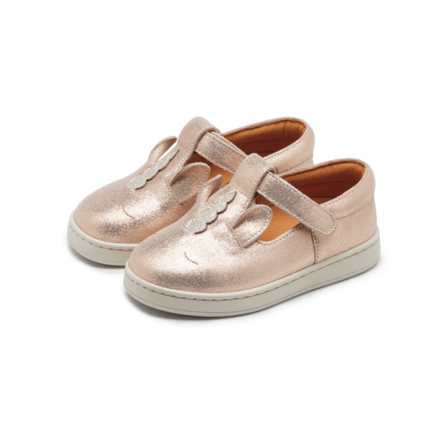 Skórzane buty z motywem Jednorożca Esterre Powder Metallic Leather - Donsje