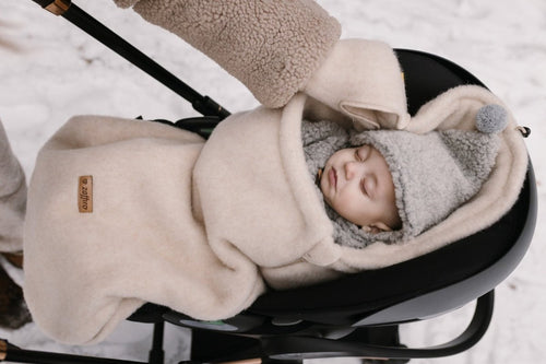 Śpiworek mini wełniany Sierra 0 - 18 m Grey - Zaffiro