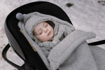 Śpiworek mini wełniany Sierra 0 - 18 m Grey - Zaffiro