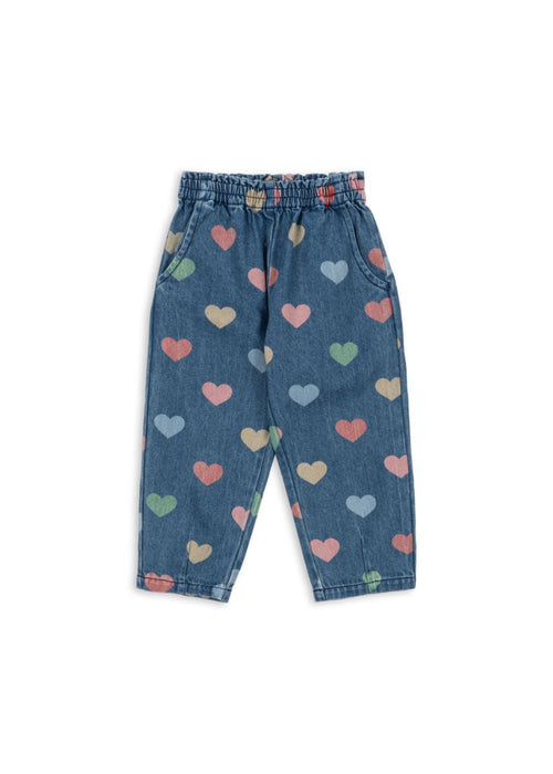 Spodnie z denimu Magot Bon Coeur Colore - KONGES SLØJD