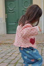 Spodnie z denimu Magot Bon Coeur Colore - KONGES SLØJD