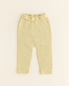 Spodnie z wełny merino Guido Pants Light Yellow - Hvid