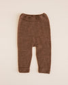 Spodnie z wełny merino Guido Pants Mocha - Hvid