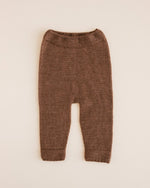 Spodnie z wełny merino Guido Pants Mocha - Hvid
