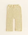 Spodnie z wełny merino Guido Pants Sand - Hvid