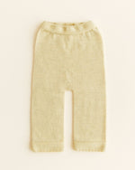 Spodnie z wełny merino Guido Pants Sand - Hvid