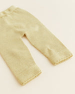 Spodnie z wełny merino Guido Pants Sand - Hvid