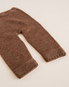 Spodnie z wełny merino Guido Pants Sand - Hvid