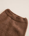 Spodnie z wełny merino Guido Pants Sand - Hvid