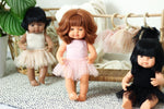 Strój Baletnicy Różowy : Body + Spódniczka tutu dla lalki 38 cm - Miniland