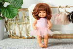 Strój Baletnicy Różowy : Body + Spódniczka tutu dla lalki 38 cm - Miniland