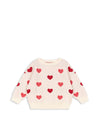 Sweter dzianinowy Lapis Coeur Colore Duo Pink - KONGES SLØJD