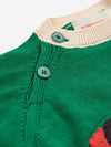 Sweter z bawełny organicznej Off White - Bobo Choses